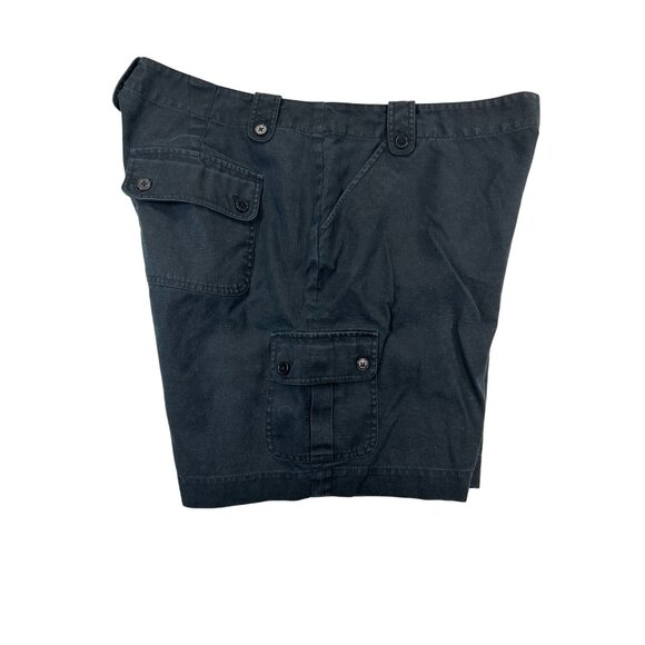 Lauren Ralph Lauren Shorts Womens Black 18W Plus Linen Blend Cargo - Picture 3 of 7